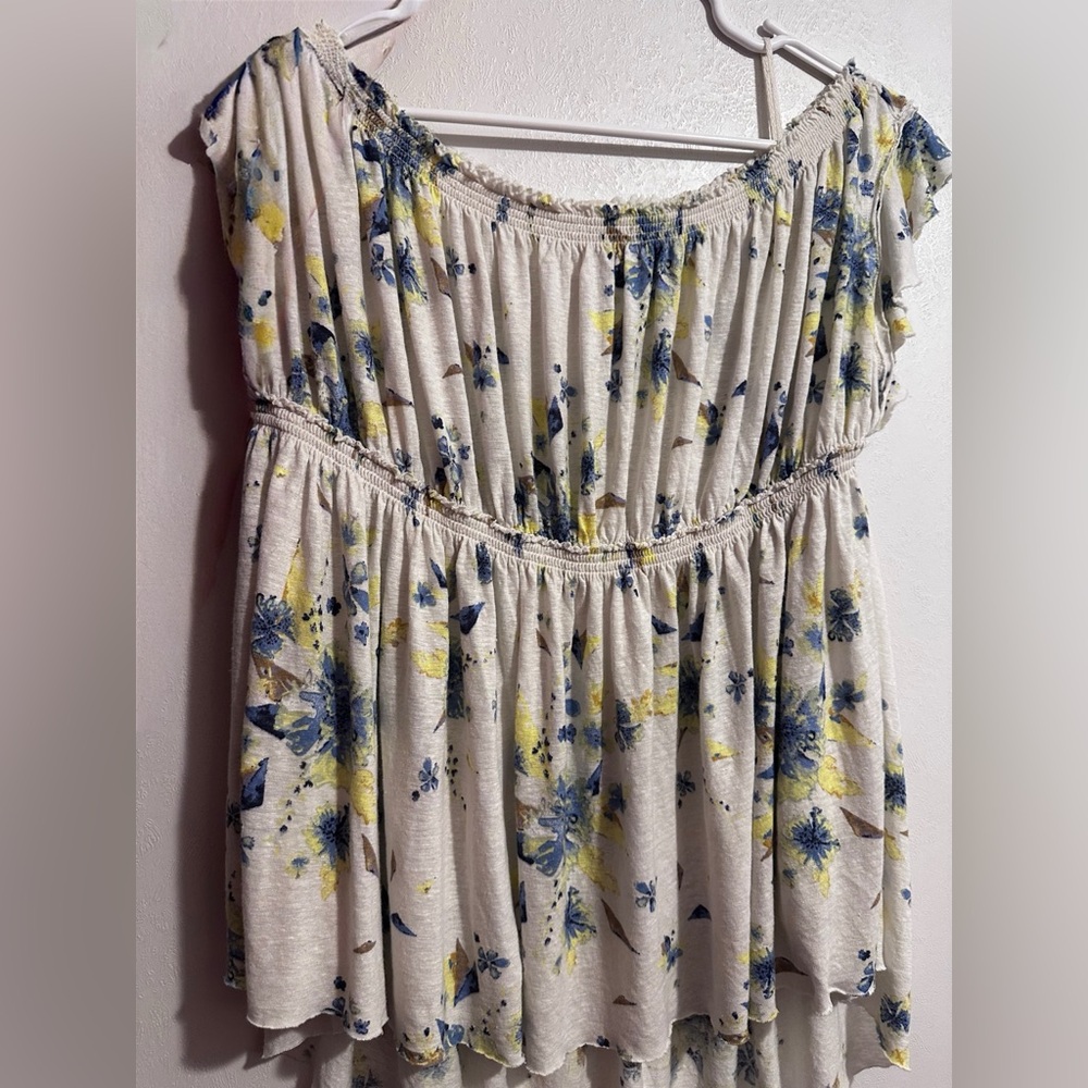We The Free Womens Floral Print Off The Shoulder Top - Picture 2 of 3